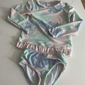Ruffle butts girls swimsuit size 7